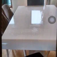 میز ناهار خوری ۶نفره سفید|میز و صندلی غذاخوری|کیش, |دیوار