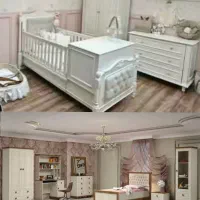 تختخواب سیسمونی کودک - نوجوان|تخت و صندلی بچه|خرم‌آباد, |دیوار