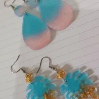 انواع گوشواره های رزینی|بدلیجات|قم, چهل اختران|دیوار