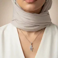 نیم ست کامل نقره زنانه ثابت کاری