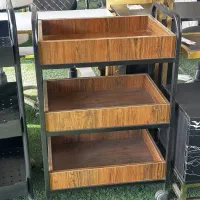 ترولی  پزشکی پایه فلزی زرکالا مدل 5