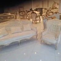 مبل هفت نفره لرنزو  به همراه جلومبلی ودوتاعسلی