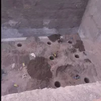 چاه کن مقنی کندن کاری وصل اگو چاله ستون سازنگهبان