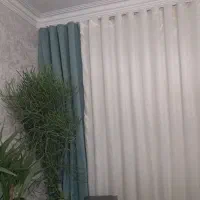 دوعدد شال پرده مینیمال|پرده، رانر، رومیزی|تهران, افسریه جنوبی|دیوار