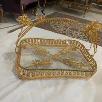 شیرینی خوری و شکلات خوری طلایی