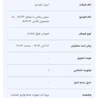 فروش حواله سورن پلاس