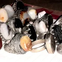 ۲۰عدد انگشتر با سنگ اصل و معدنی|جواهرات|خمین, |دیوار