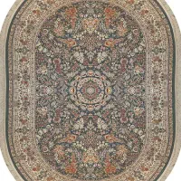 فرش ماشینی بیضی 3*2 متری (6 متری) 1200 شانه