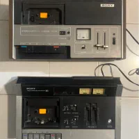 دو دستگاه دک سونی (sony) ضبط و پخش کره و ژاپن