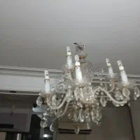 لوستر ۹ شاخه کریستال