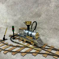 قلیان قلیون مدرن تمام فلزی صادراتی ، رقص نور دار|کلکسیون و سرگرمی|تهران, اکباتان|دیوار