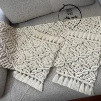 رانر و‌رومیزی و‌کوسن مکرومه