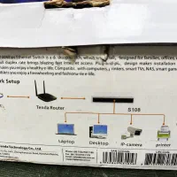 تستر کابل شبکه و سویچ شبکه مارک تندا