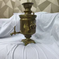 سماور قدیمی روسی|سماور، چای‌ساز، قهوه‌ساز|قم, سراجه (۱۵ خرداد)|دیوار