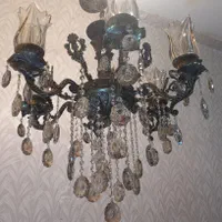 لوستر/برنزی/کریستال/سقفی/کودک|لوستر و چراغ آویز|کرمانشاه, |دیوار