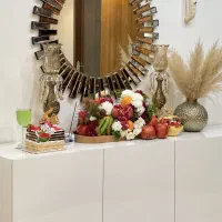 میز کنسول و میز تی وی هایگلاس ترک شیک