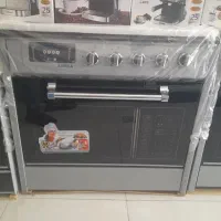 گاز پنج شعله طرح فر دیجیتال صفحه استیل با گارانتی