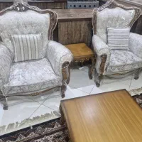 یه دست مبل ۹ نفره کامل با جلو مبلی عسلی وبوفه|مبلمان خانگی و میز عسلی|تهران, وصفنارد|دیوار