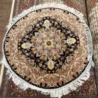 فرش دستبافت گرد تبریز ۱ در ۱ خطیبی و اولیا