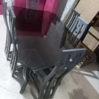 میز ناهار خوری6نفره|میز و صندلی غذاخوری|صدرا-فارس, فاز ۱|دیوار