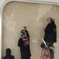 پتینه میکروسمنت،پتینه برجسته،آینه کاری،نقاشی هنری