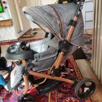 کالسکه کودک مدل  دلیجان طرح مسی