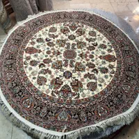 فرش دایره ۱۵۰ در ۱۵۰ نخ اکرولیک نگارین مشهد