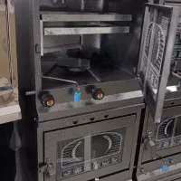 تنور کوره ای مشکی نقره ای ضخیم|اجاق گاز و لوازم برقی پختوپز|خرمآباد, |دیوار