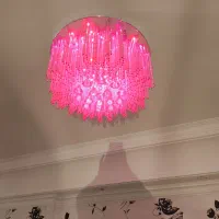 لوستر ریموت دار چند رنگ|لوستر و چراغ آویز|ری, ظهیرآباد|دیوار