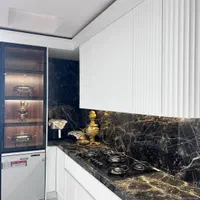 کابینت طرح هرمی بارنگ سفید آشپزخانه مینیمان|مصالح و تجهیزات ساختمان|گرگان, |دیوار
