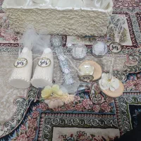 سبد ست بله برون دسته گل مصنوعی خنچه نامزدی|صنایع دستی و سایر لوازم تزئینی|تهران, مینابی|دیوار