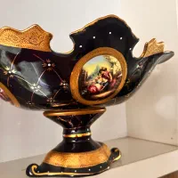 کشکول میوه خوری طلاکوبی خاص و کمیاب