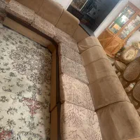 مبل ال ترک شکلاتی کاملا سالم