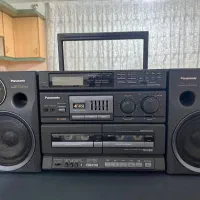 رادیو ضبط دو باند دو کاست قدیمی پاناسونیک