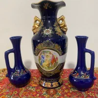 گلدان سورمه ای ارتفاع ۲۸