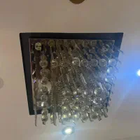 لوستر سقفی شامپاینی ابعاد 50*50