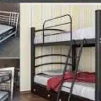 تخت خواب دو طبقه فلزی و یک طبقه فلزی
