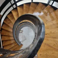 اجرای پله گردون دوبلکس چوبی|خدمات پیشه و مهارت|اردبیل, |دیوار