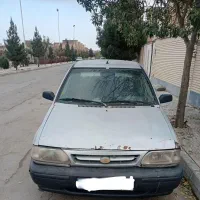 پراید نقره‌ای مدل ۸۸ دوگانه کارخانه