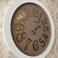 ساعت دیواری چوبی کادو هدیه جهیزیه جهاز روز مادر زن|ساعت دیواری و تزئینی|مشهد, هنرور|دیوار