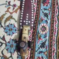 چاقو ترکمن دسته شاخ قدیمی