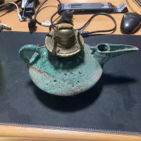 چراغ نفتی سفالی