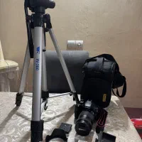 فروش دوربین حرفه ای canon 550d با لنز 18-135