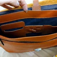 کیف دانشجویی و اداری چرم طبیعی|کیف، کفش، کمربند|اراک, |دیوار