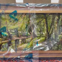 تایلو فرش دستباف چله ابریشم|تابلو فرش|همدان, |دیوار