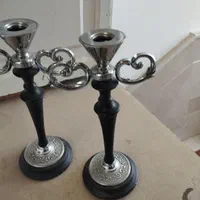 لوستر دیوار کوب و شمعدان