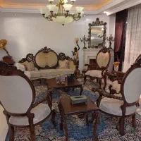 مبلمان استیل ،مبل کلاسیک سلطنتی ۷نفره +ناهارخوری|مبلمان خانگی و میز عسلی|تهران, دارآباد|دیوار