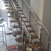 نرده استیل با تاییدیه اتش نشانی وبا جوش ارگون