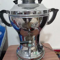 سماور برقی. قدیمی ورق ضخیم