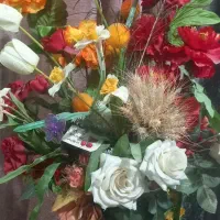 آباژور.گلدان با گل.تابلو ان یکادو|چراغ خواب و آباژور|مسجد سلیمان, |دیوار